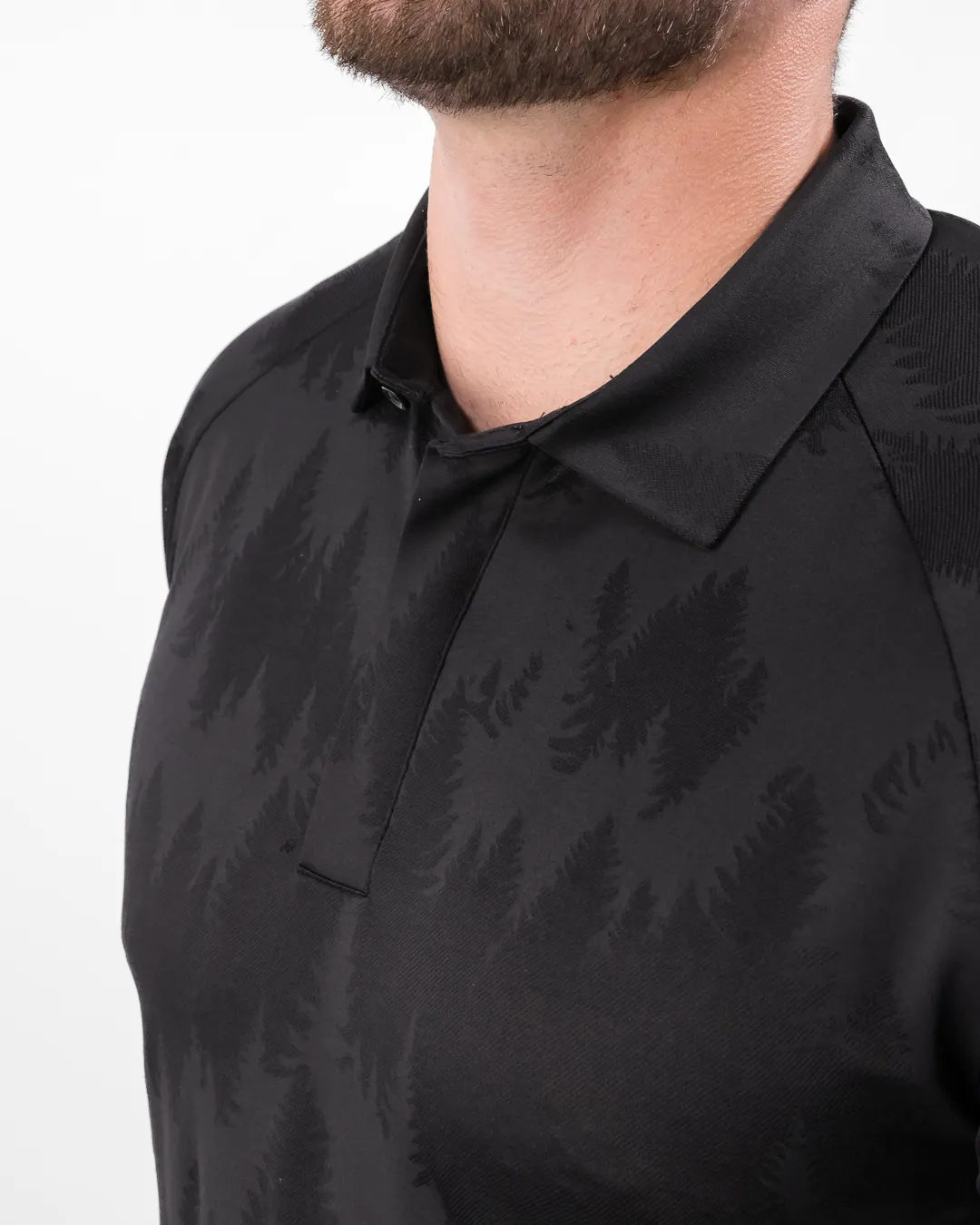 adult clothing slim fit Northern Nights Men's WeaveLight Jacquard Polo