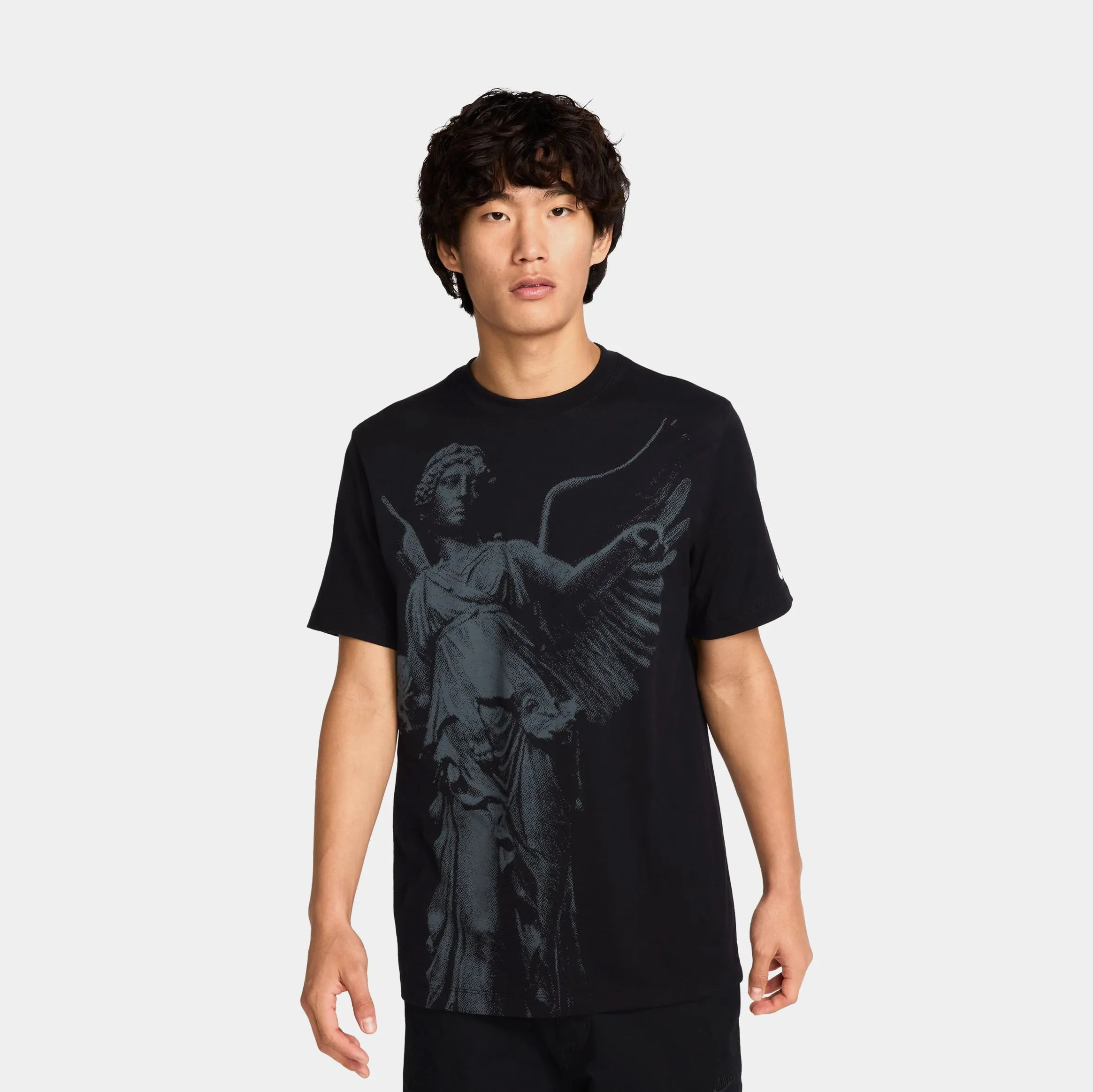 NSW Enshrined Crew Mens Short Sleeve Shirt (Black/Grey) Active Layer Fit