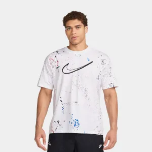 Bright and Bold NSW Max90 Mens Short Sleeve Shirt (White/Black)