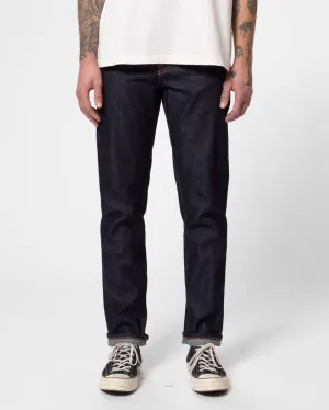 Stylish Essentials Nudie Steady Eddie II Regular Tapered Mens Jeans - Dry Ace Selvage