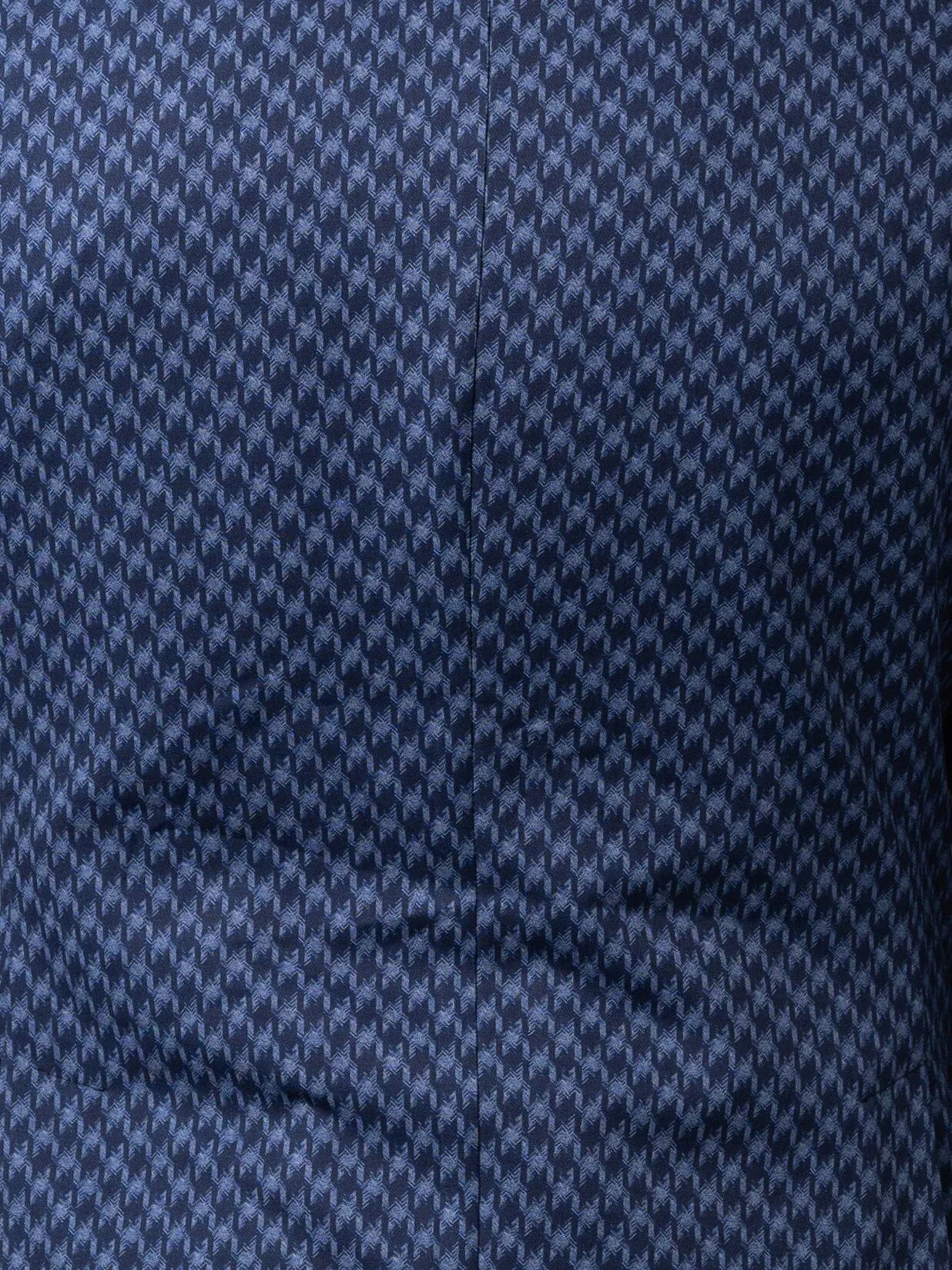 Blazer Unconstructed HoundstoothLg Blue Weatherproof Zipper Tech Easy Fit Piece