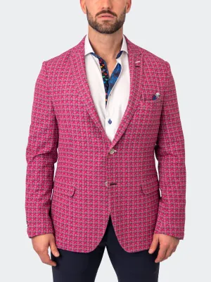 Blazer Unconstructed HerringbonePink Pink Eco Nice Camo Print
