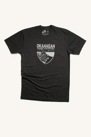 Reinforced Shoulder Versatile Top Okanagan Wine Country T-shirt