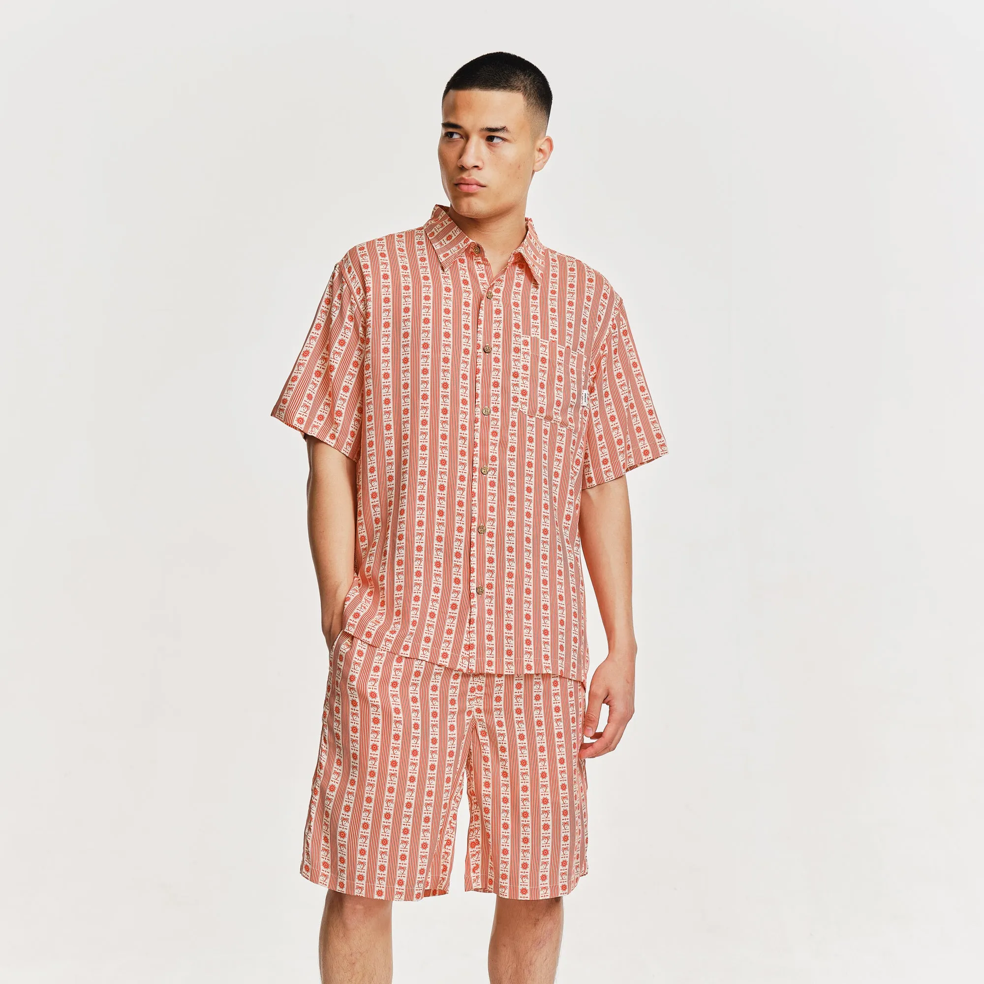 Resort Wear Bloom Shirt Terracotta