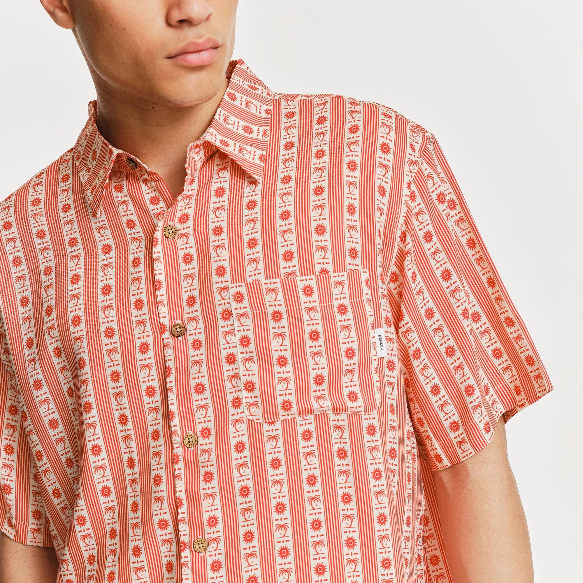Durable Material Bloom Shirt Terracotta