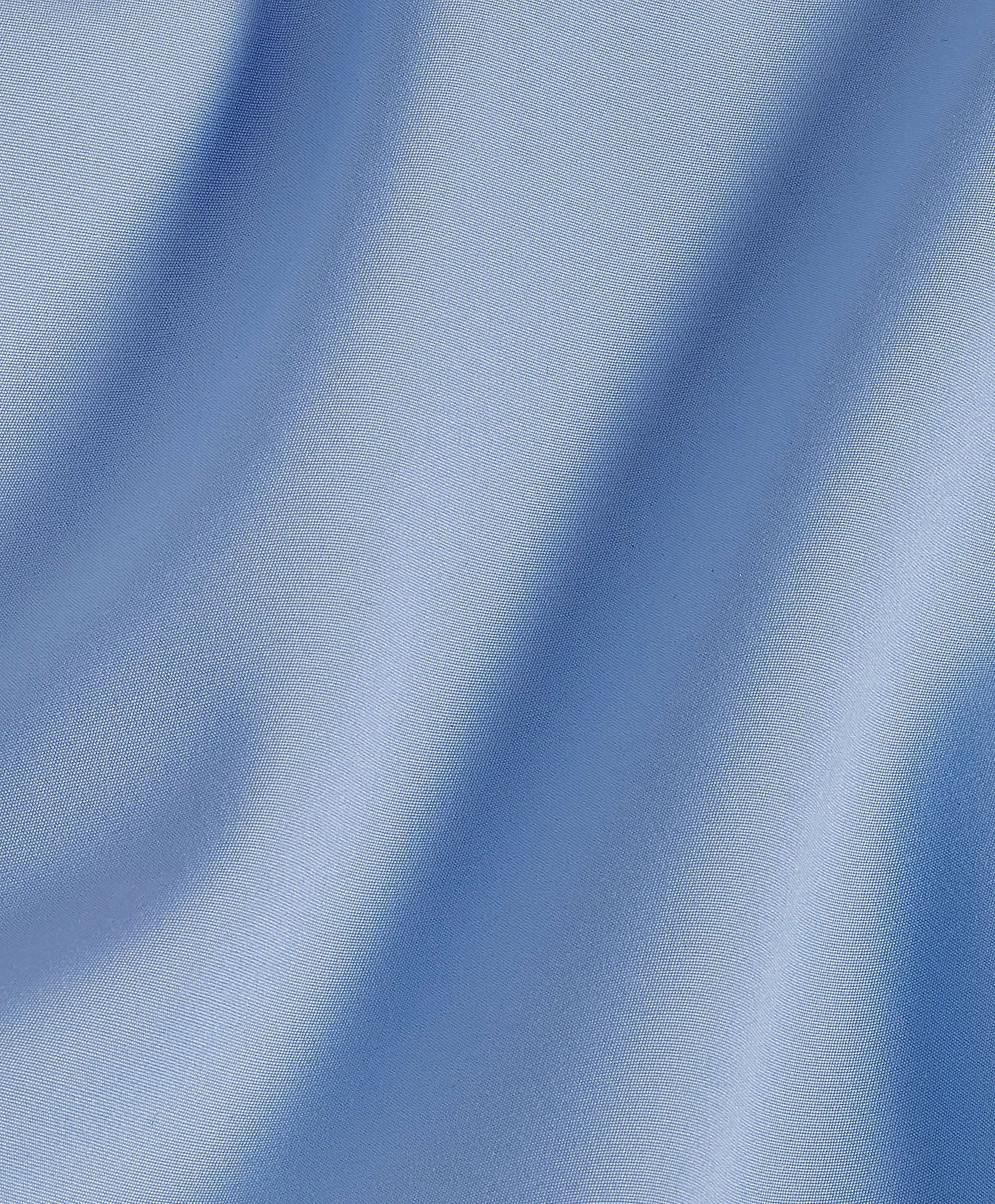 TFCSP6110423 | Blue Broadcloth French Cuff Dress Shirt Unisex style