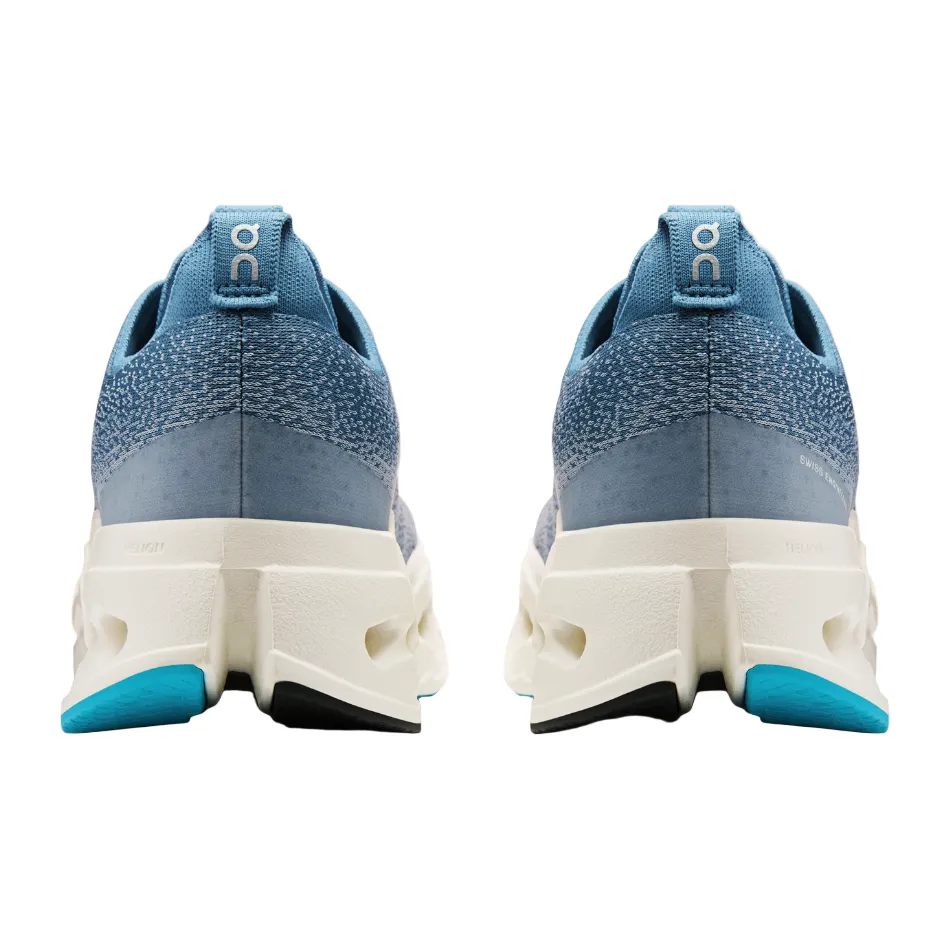 On Men's Cloudsurfer Max Running Shoes in Dust/Ivory AW25 Neutral Color Springy Midsole