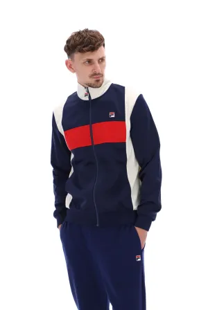 Andre Colour Blocked Track Jacket Fitted Shape Warm and Cozy