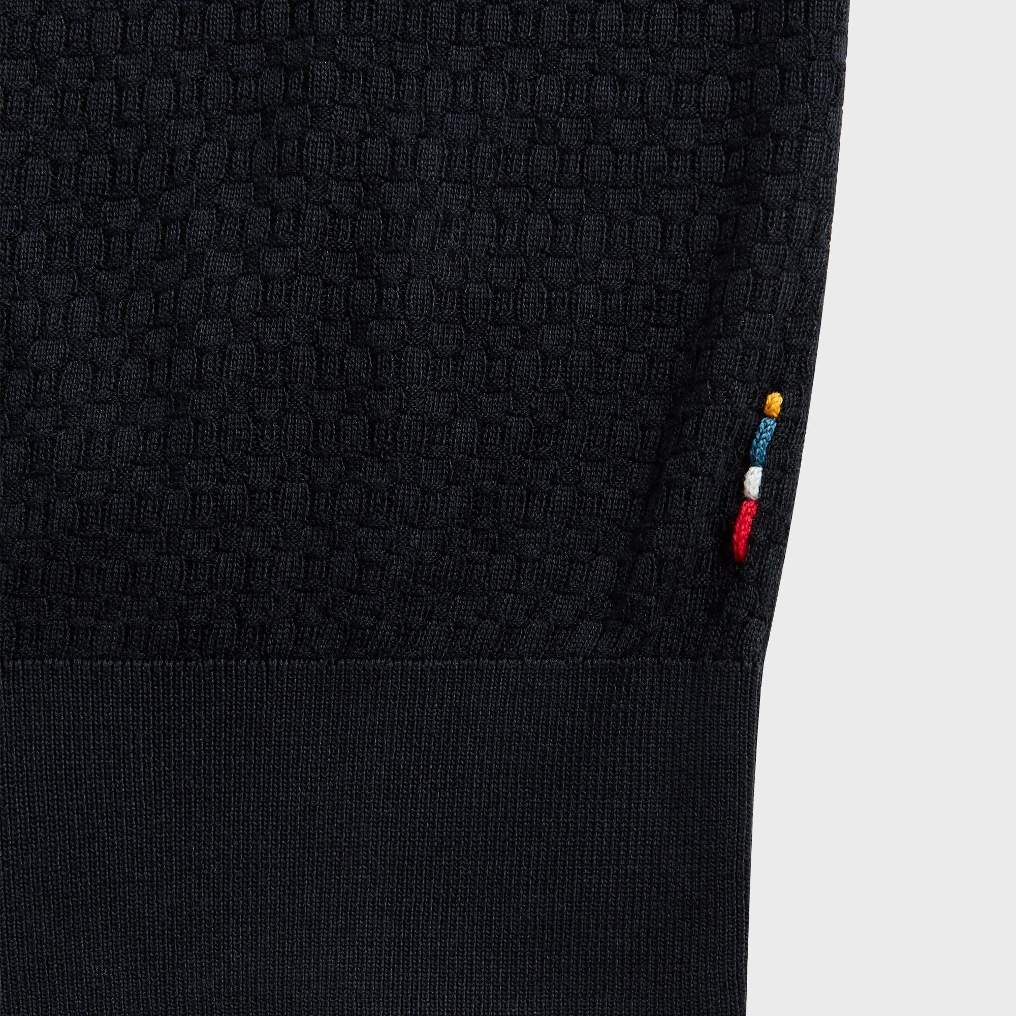 Contoured Back Panel Reinforced Seam Durability Orlebar Brown Horton Silk Cotton Solstice Shirt - Night Iris