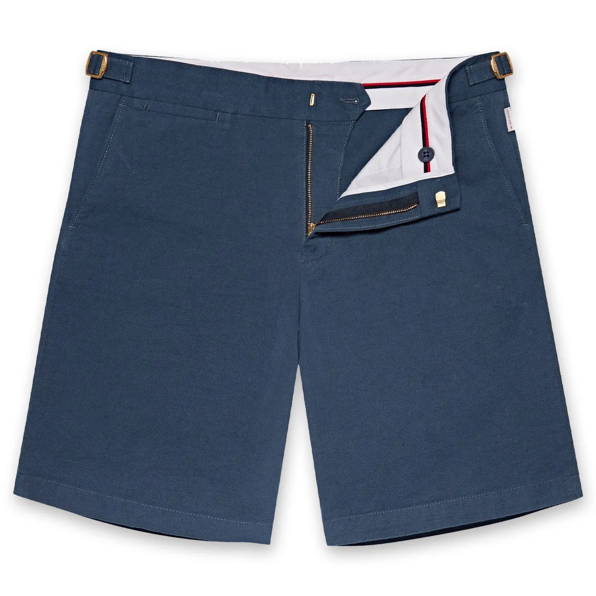 Non Restrictive Cut Orlebar Brown - Norwich GT Tailored Fit Shorts in Classic Blue