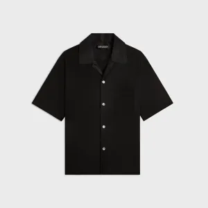 Our Legacy Heusen Shirt  - Black All Day Poplin Adjustable Fit Design Wrinkle Free Texture
