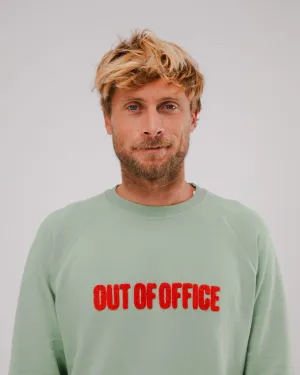 Out Of Office Sweatshirt Mint Convenient Modern