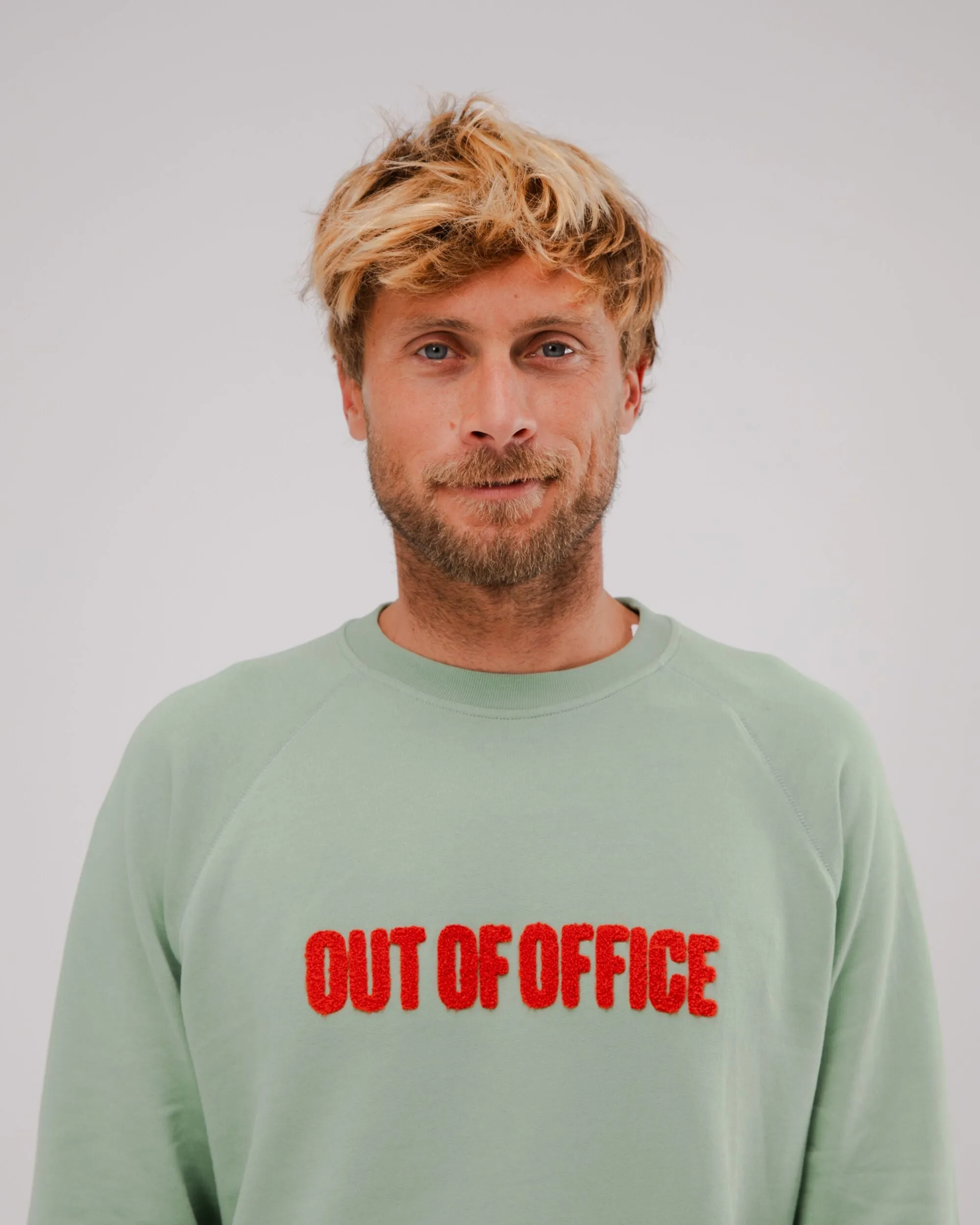 Out Of Office Sweatshirt Mint Convenient Modern