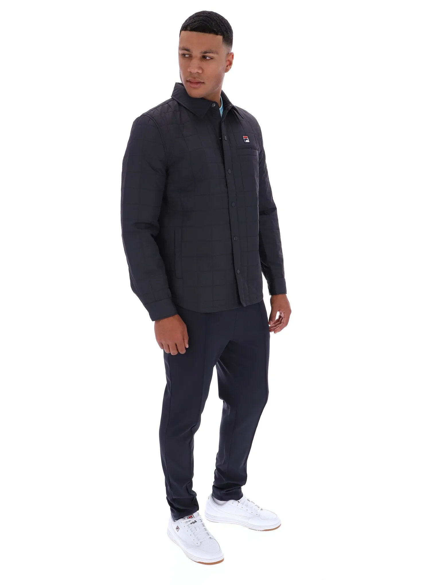 Multi Pocket Malcolm Lightly Padded Quilted Over Shirt