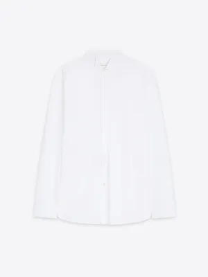 Tuckable Hem Sleek Fit Oversized tuxedo shirt