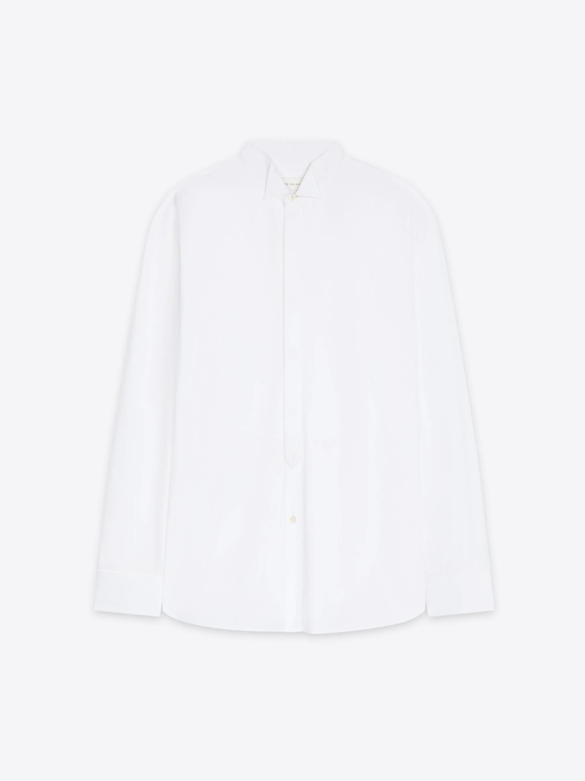 Tuckable Hem Sleek Fit Oversized tuxedo shirt