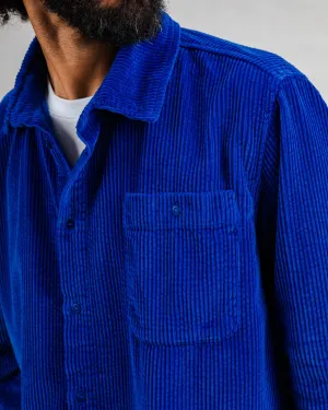 Corduroy Overshirt Klein Blue Active Layer