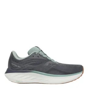 Saucony Men's Ride 18 Running Shoes in Carbon/Iceberg AW25 indoor - outdoor modern running shoes