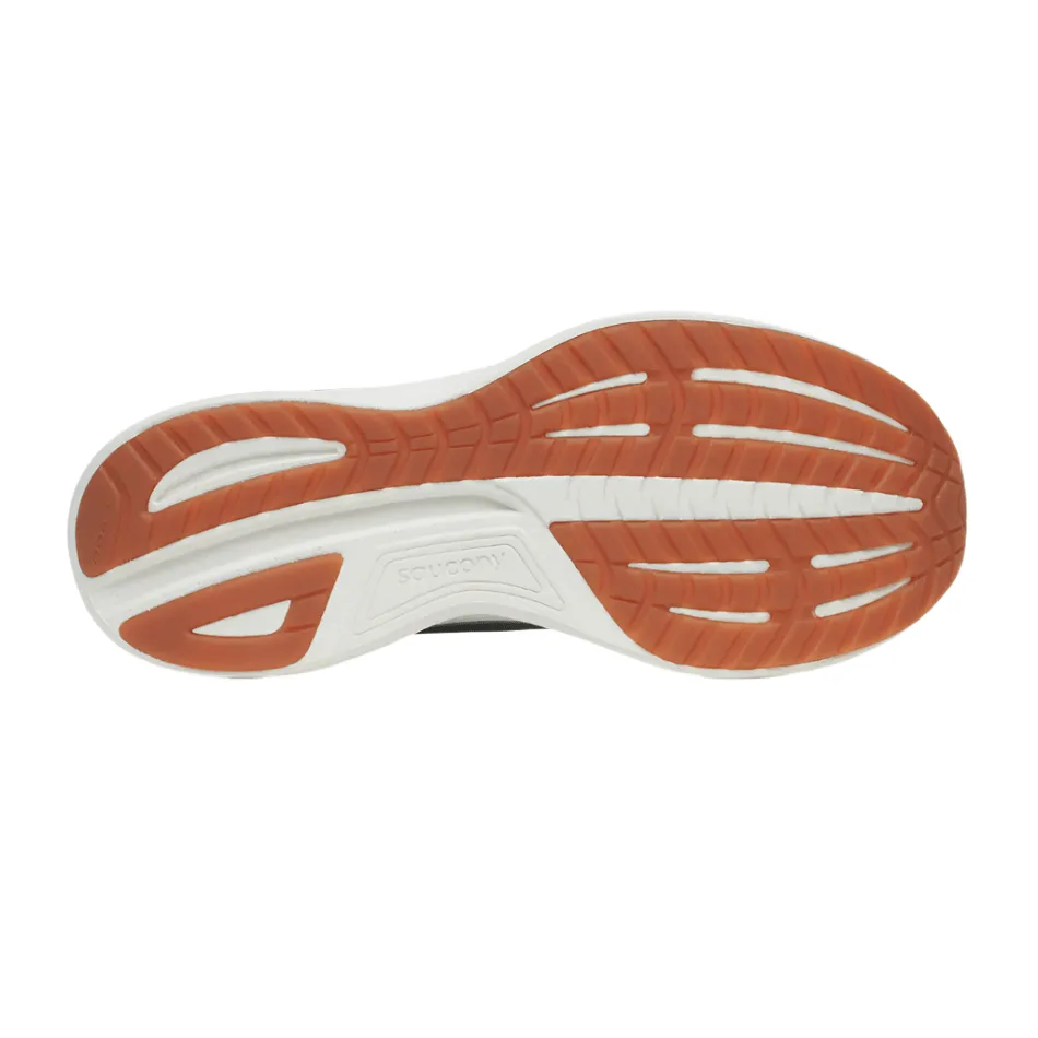 graceful - running Heat Dissipation Tech Saucony Men's Ride 18 Running Shoes in Carbon/Iceberg AW25