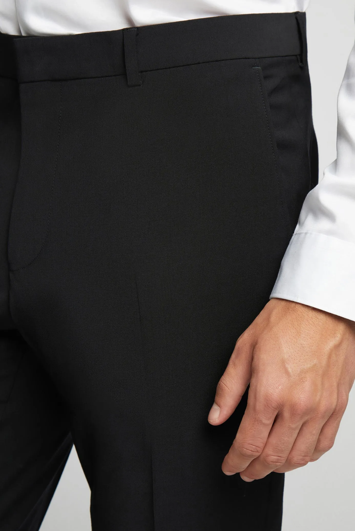 PANAMA SLIM TS | BLACK Everyday Comfort Abrasion Resistant Fabric