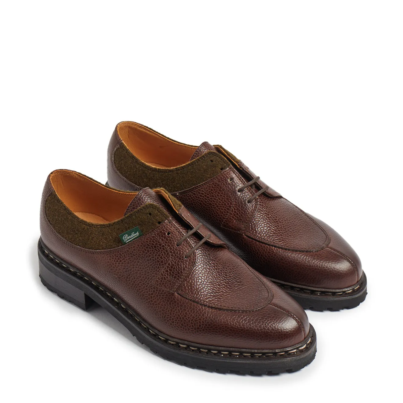 Love Glow Paraboot Avignon Shoe Maroon / Olive