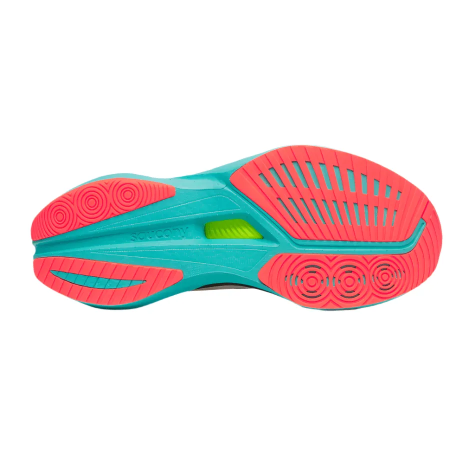 spandex shoes Saucony Men's Endorphin Speed 5 Running Shoes in White/Mutant AW25