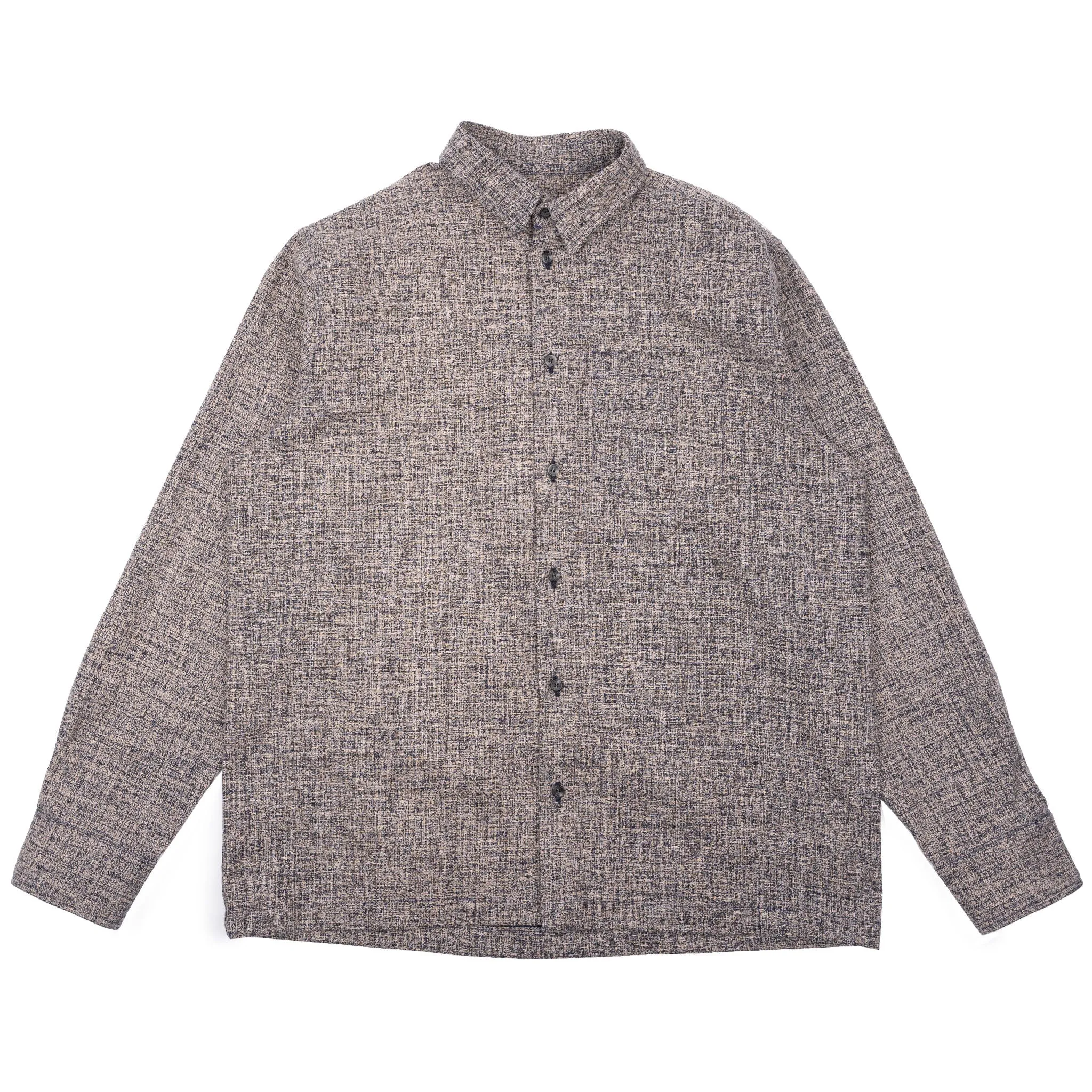 Perfect Layer Loose Comfort True Shirt - Kimono Scramble - Indigo