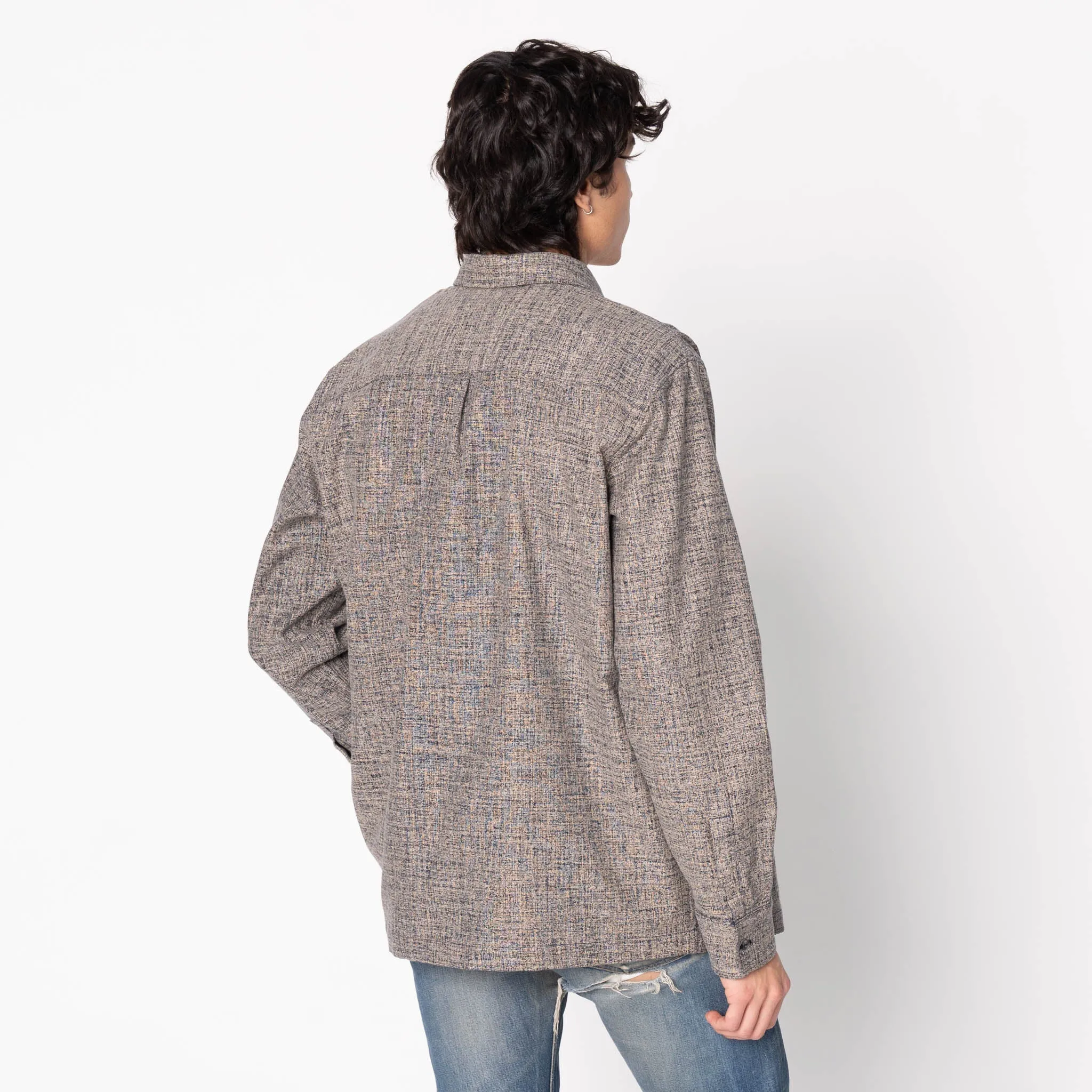 True Shirt - Kimono Scramble - Indigo Simple Layer