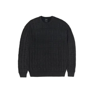 right for spring Beach Cover Interlaced Jacquard Overdyed Crew