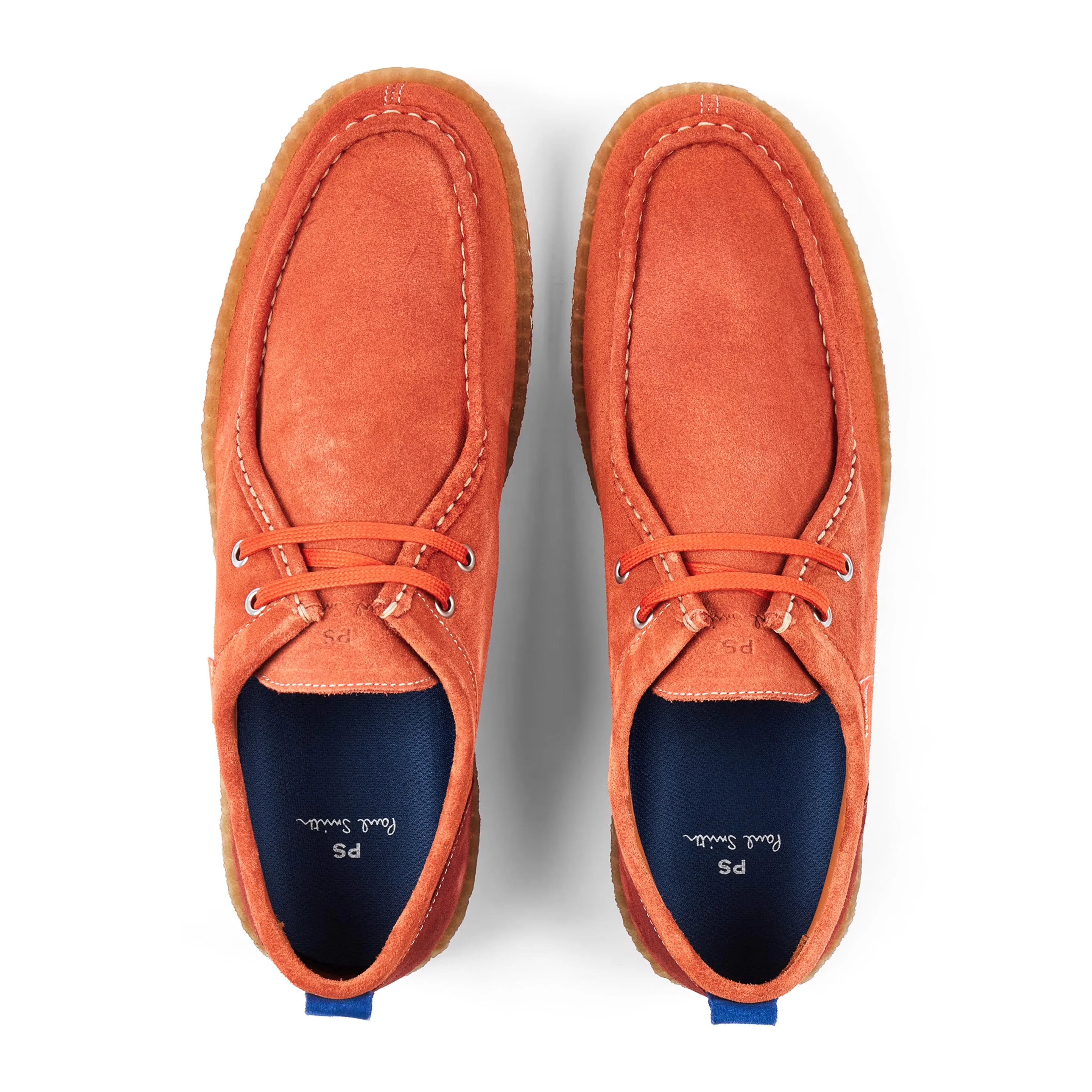 Any Path Paul Smith Suede Buster Shoes Orange