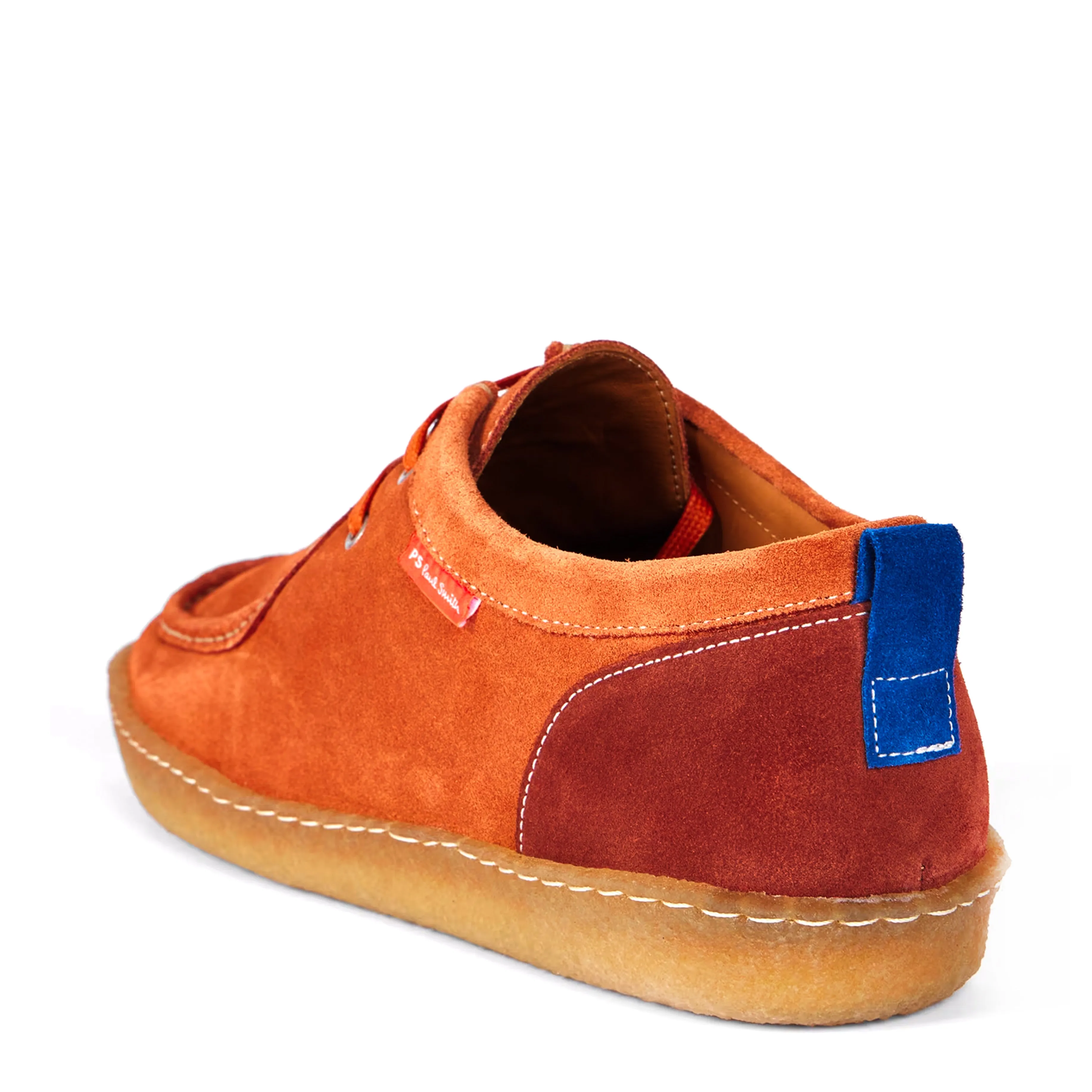 Paul Smith Suede Buster Shoes Orange Luggage Fit Icon Edge
