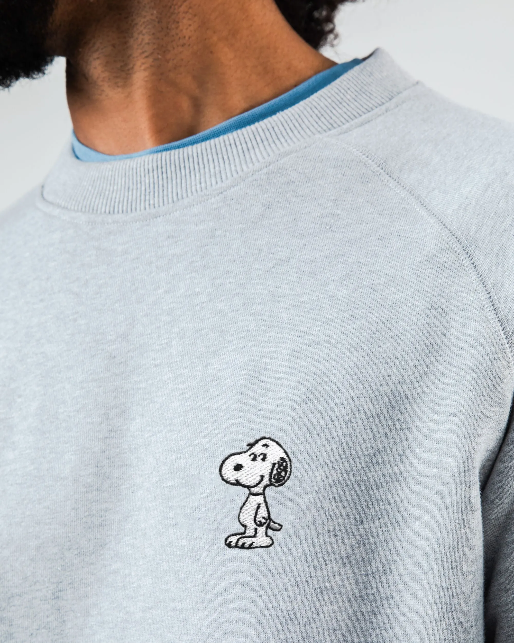 Peanuts Snoopy Sweatshirt Grey product flannel coziness product marbled pattern