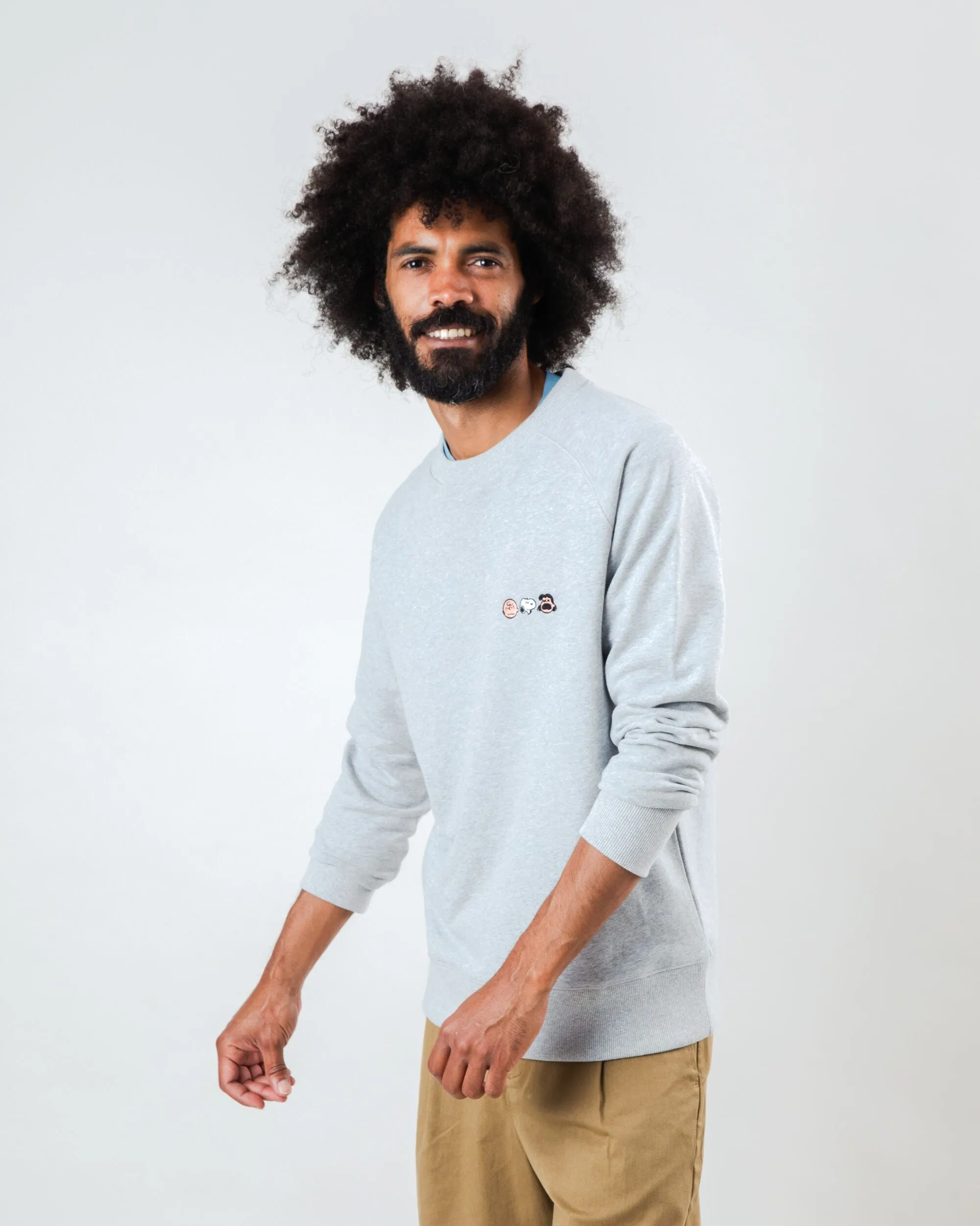 Peanuts The Gang Sweatshirt Grey Melange product recommendation Fashion Forward