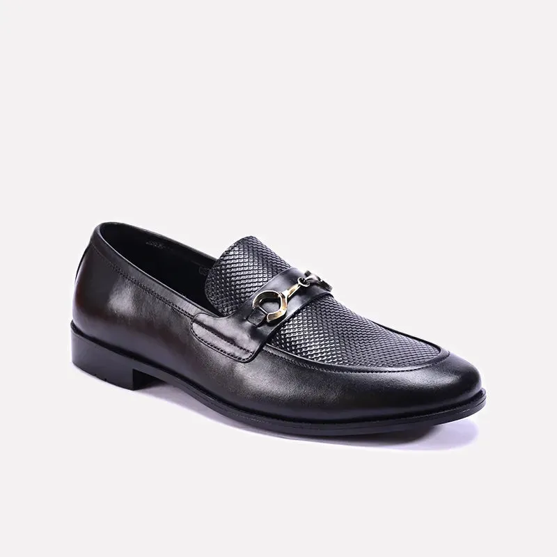 Pembroke Black Formal Horsebit Loafers 0111282 Formal Footwear Soft Leather Lining