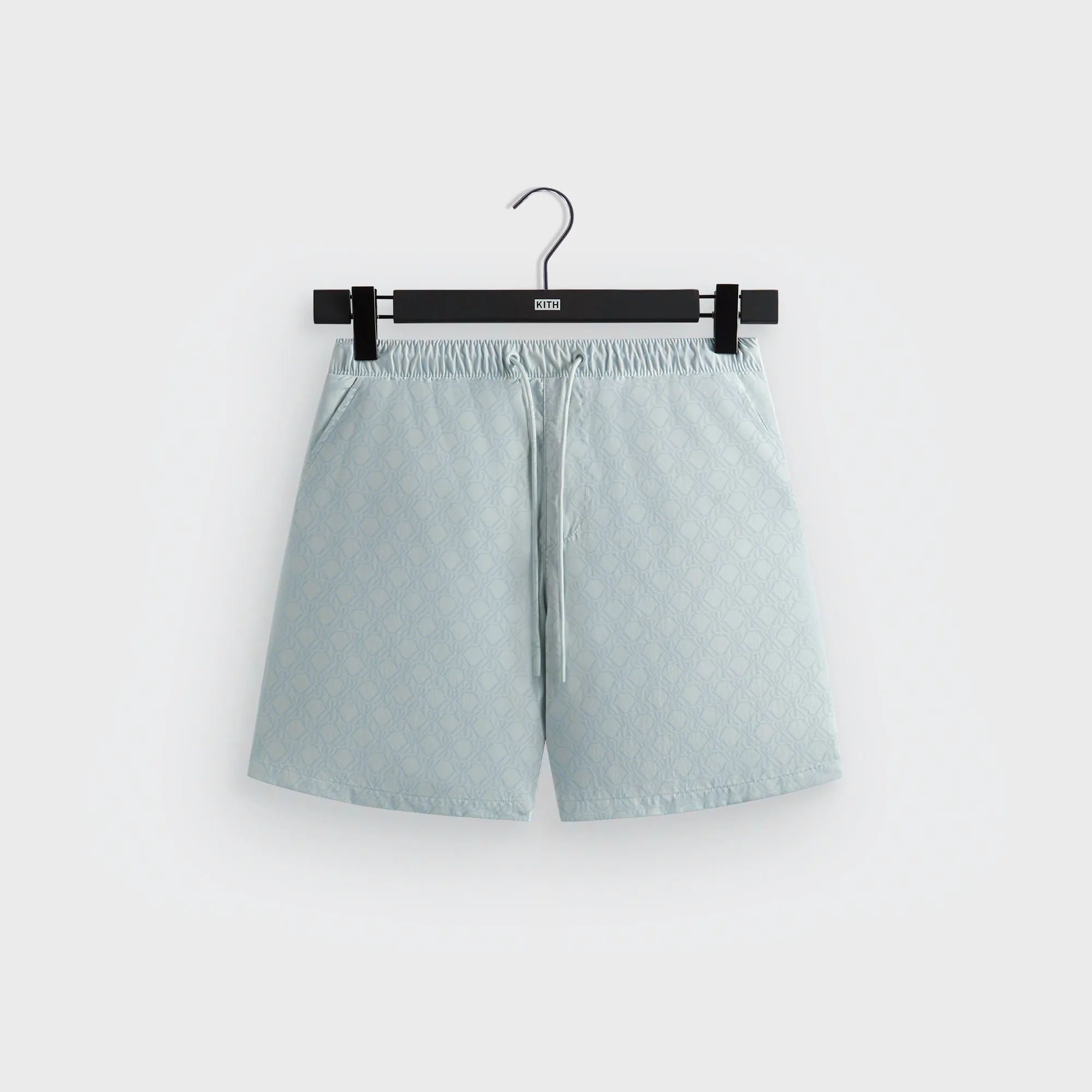 Temperature Regulating Fibers Kith Water Activated Monogram Collins Swim Short - Calm