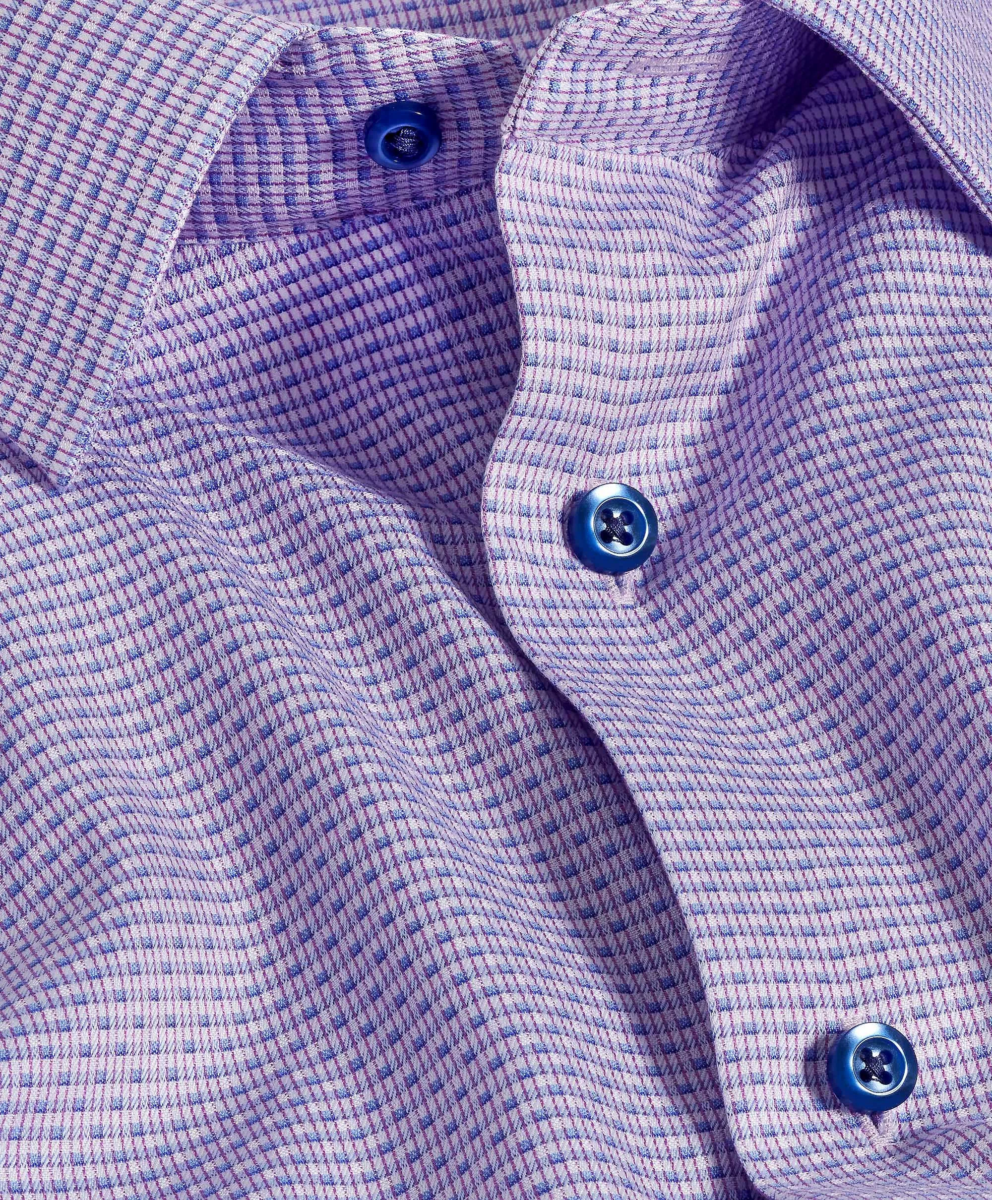 Non Irritating Tags TBSP11002651 | Berry & Blue Micro Ombre Dress Shirt