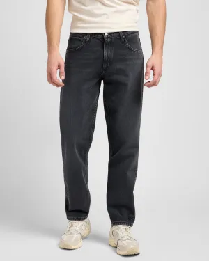 Trendy High Quality All Around Lee Oscar Relaxed Tapered Mens Jeans - Black Star