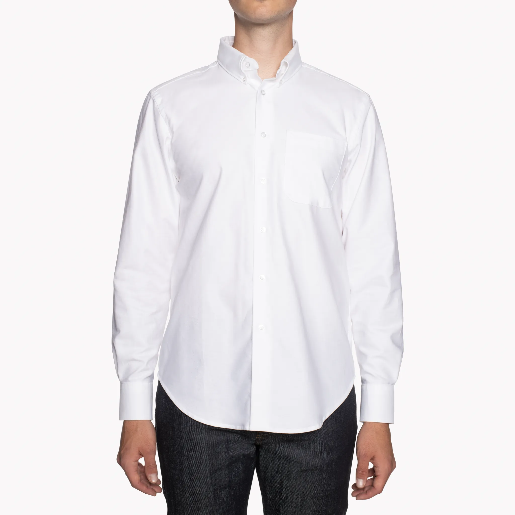 Easy Shirt - Cotton Oxford - White Comfy Fit Seamless construction