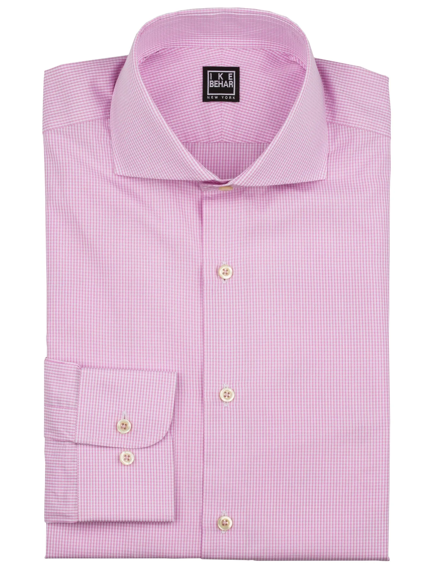 Pink Gingham Dress Shirt Work From Home