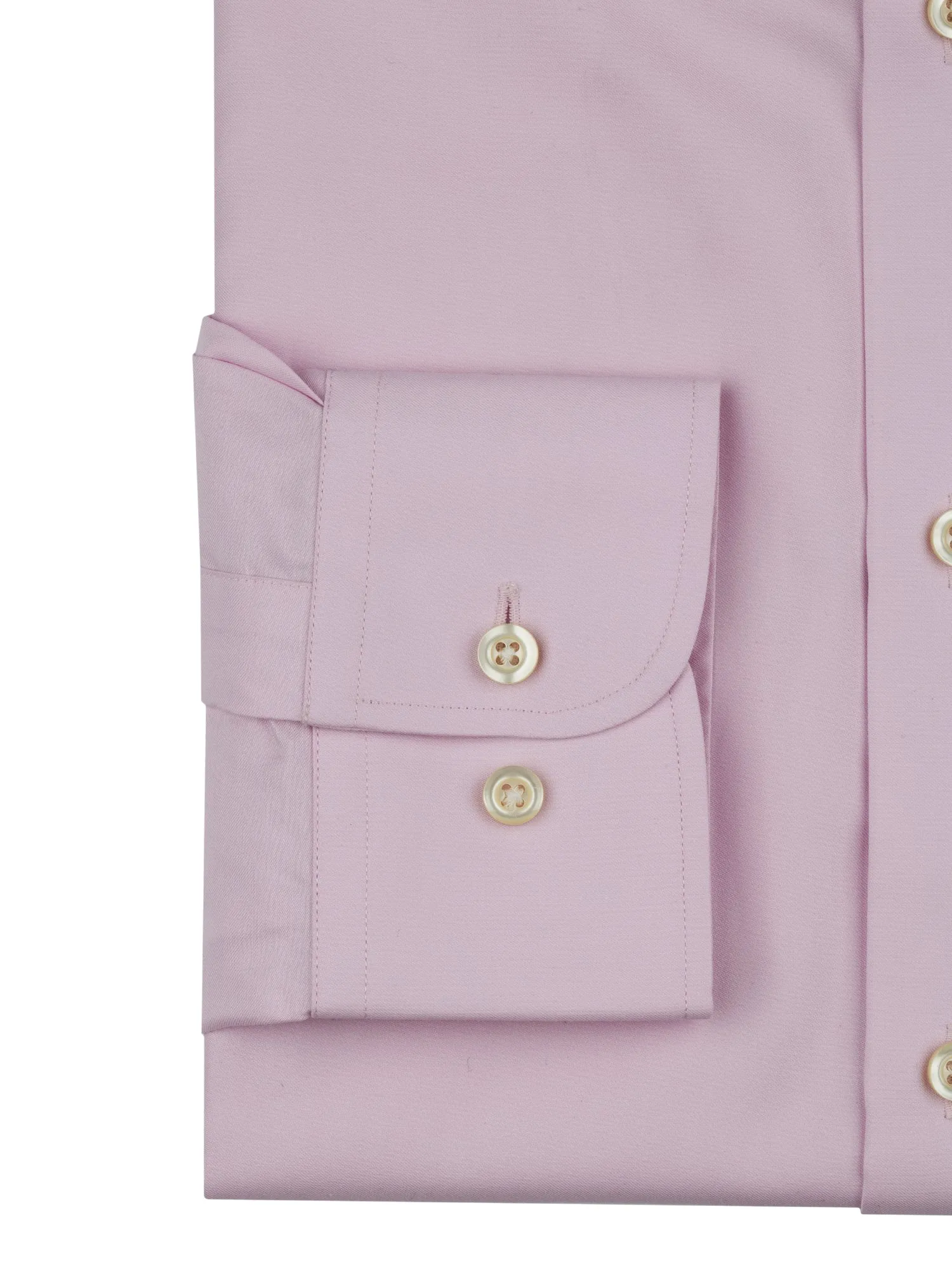 Pink Twill Dress Shirt Comfortable Wear
