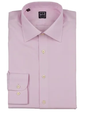 Business casual Pink Twill Dress Shirt