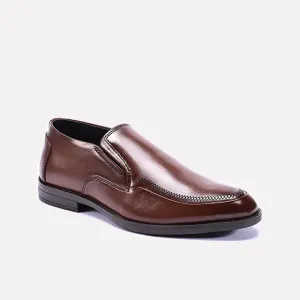 Pioneer Brown Slip On Formal Shoes 0111186 Skill Shade