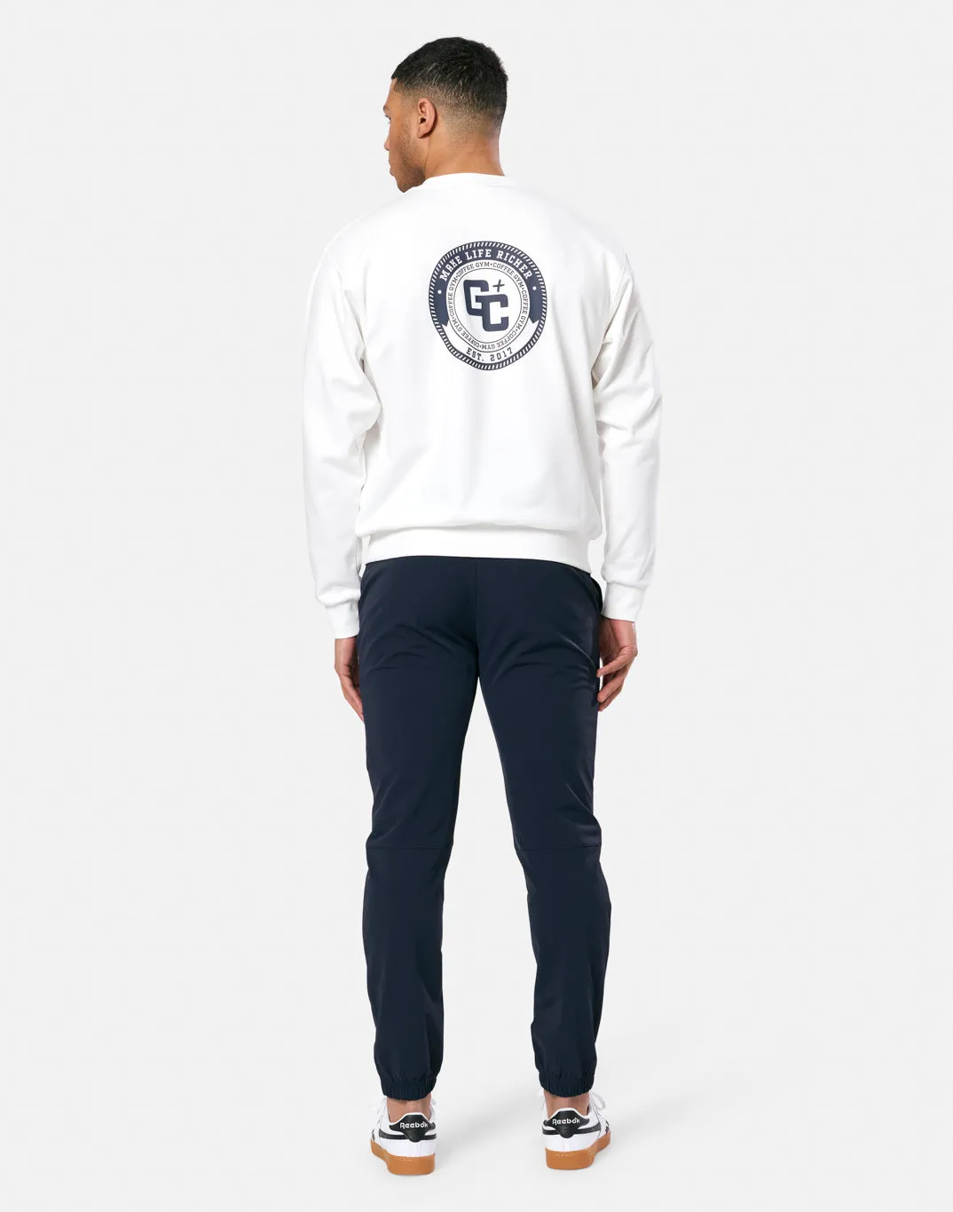 Fashion Layers Clubhouse Crew in Ultra White