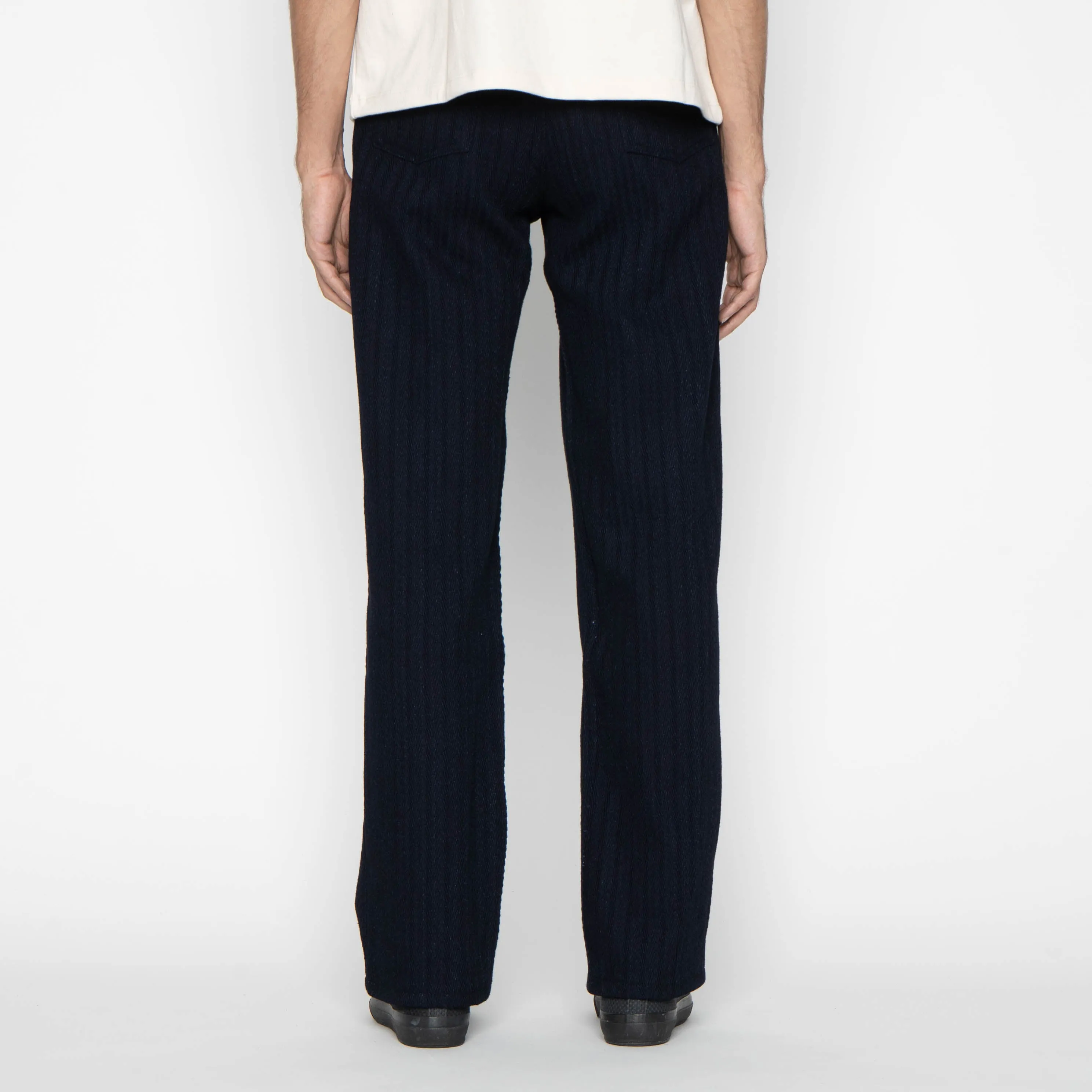 Comfortable Style Pleated Trouser - Indigo Sugiaya - Indigo