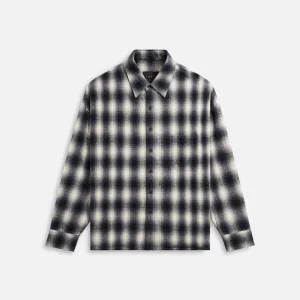 Stampd Oversized Plaid Buttondown - Blue Touchscreen Compatible Cuffs