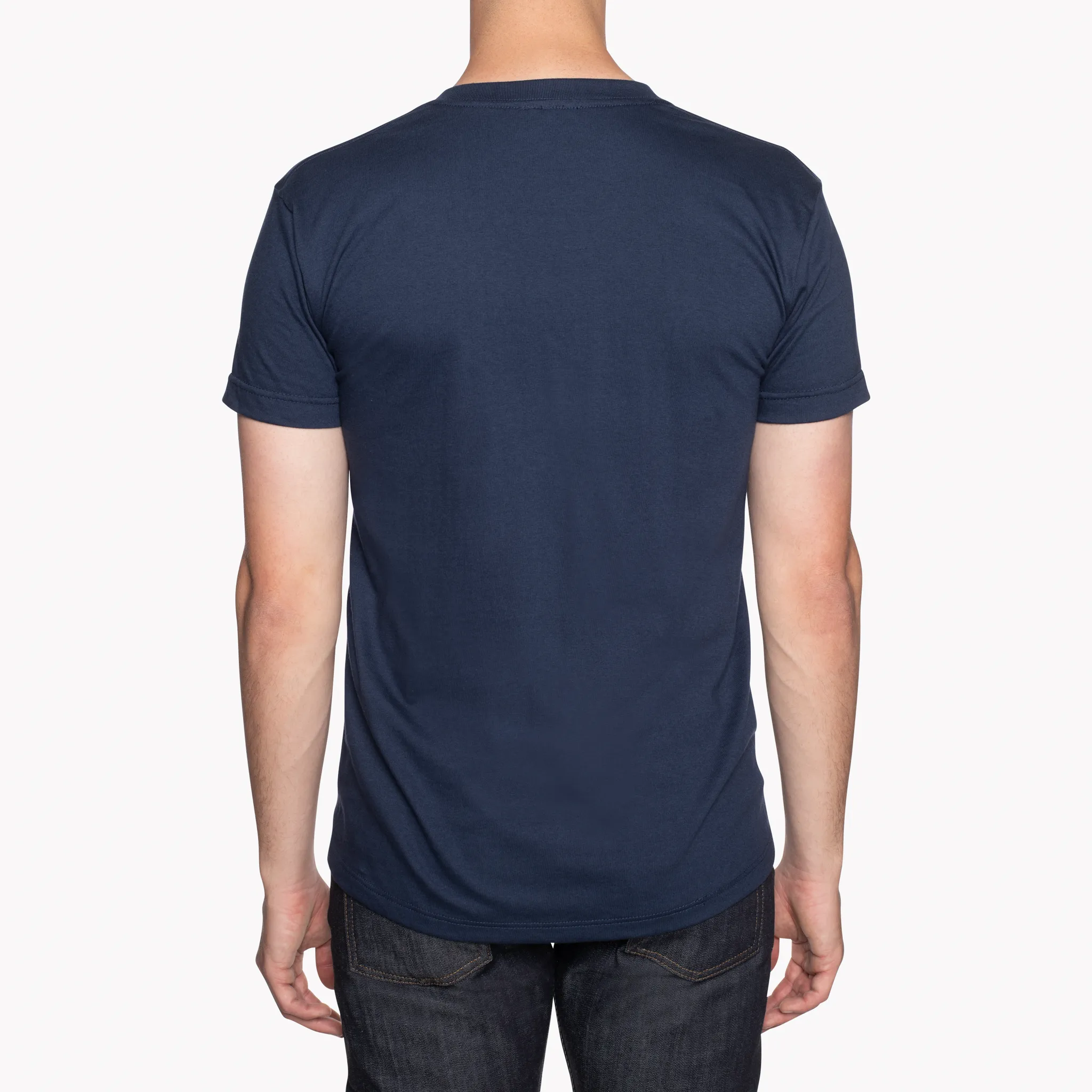 Pocket Tee - Navy - Botanical Print - Navy Everyday apparel Fashion-Forward Fit