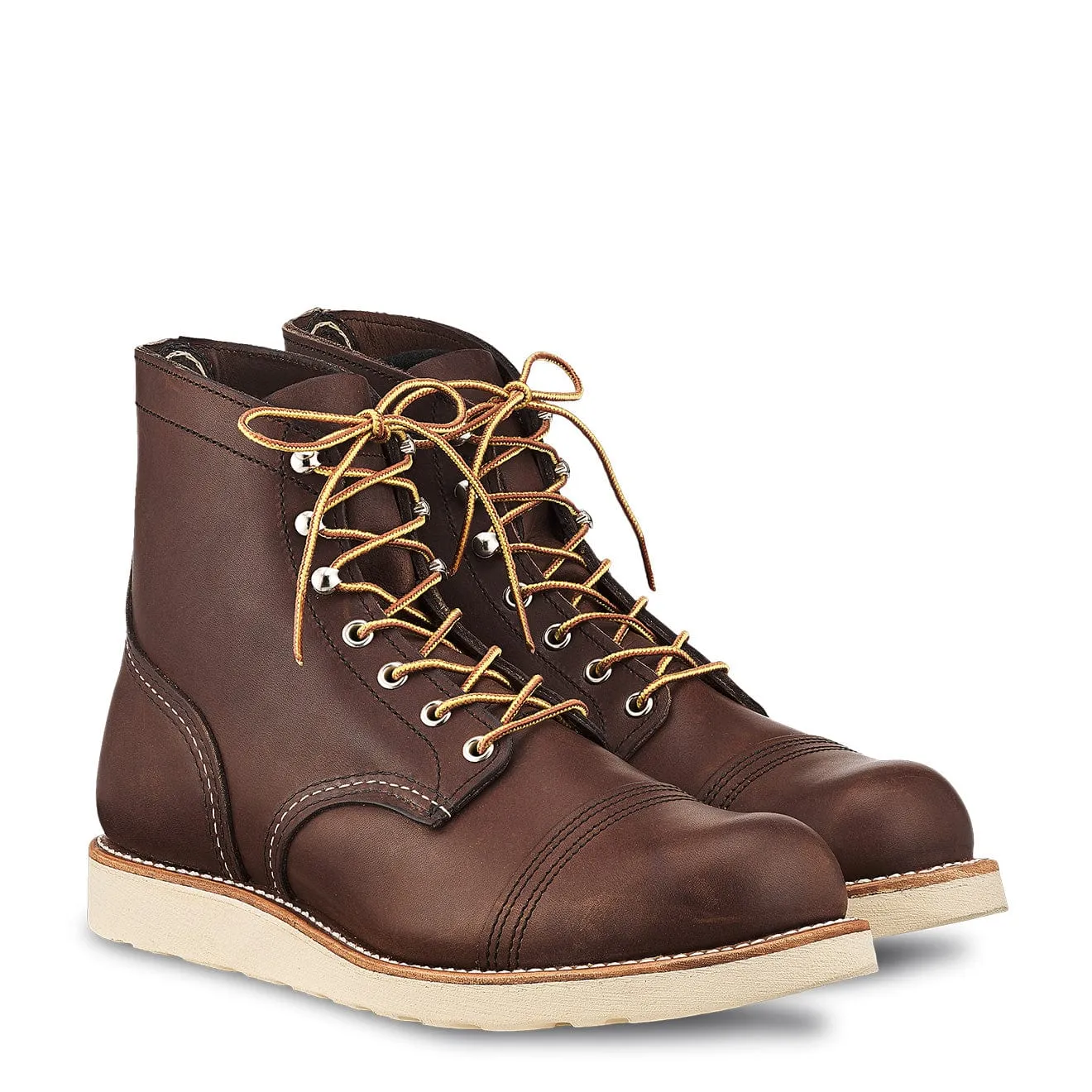 Red Wing Iron Ranger Traction Tred Boot Amber Harness All Day Rainy Day Canvas