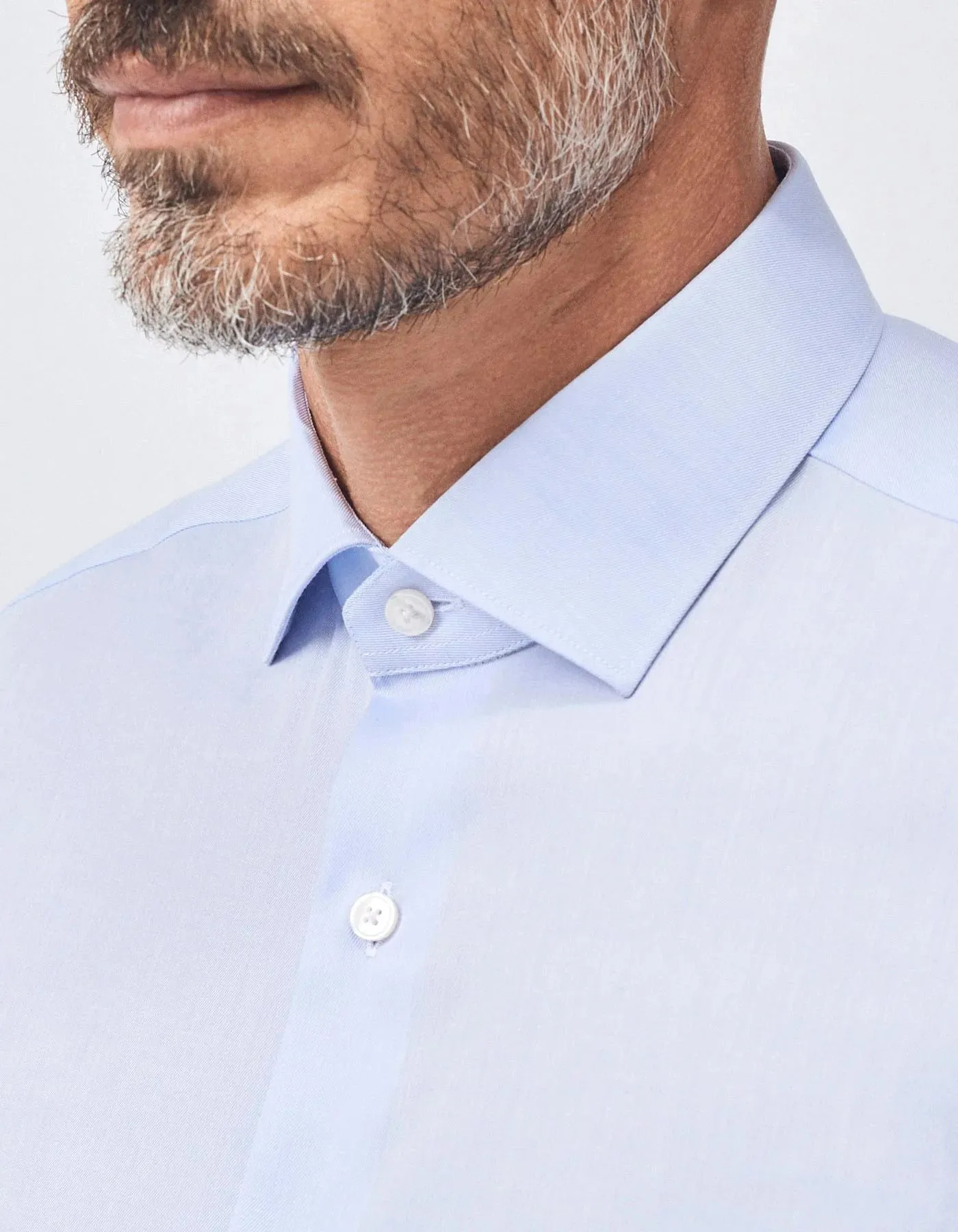 ID50191-Xacus Slim Fit Travel Shirt Blue Spring Trend Loose style