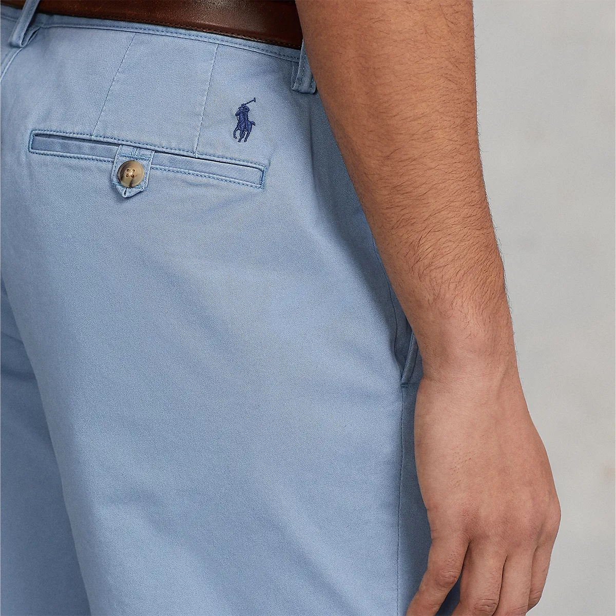 Polo Ralph Lauren - Stretch Straight Fit Chino Shorts in Blue Chill Mood QuickDryTechnology