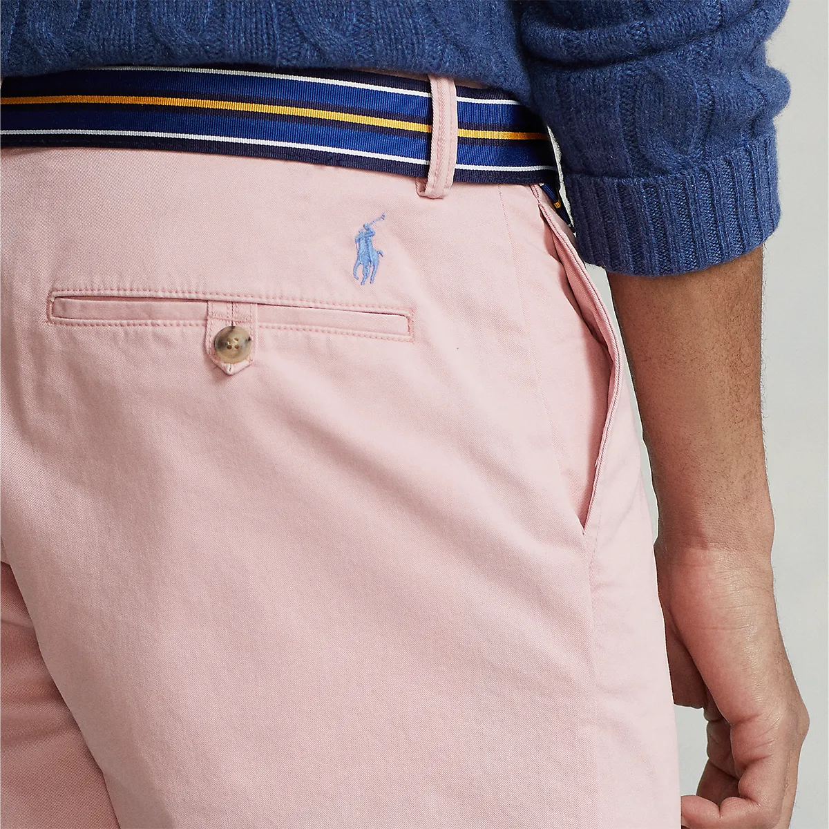 hikers Bold Patterns Polo Ralph Lauren - Stretch Straight Fit Chino Shorts in Pink